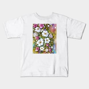 Dreamlike Flowers Kids T-Shirt